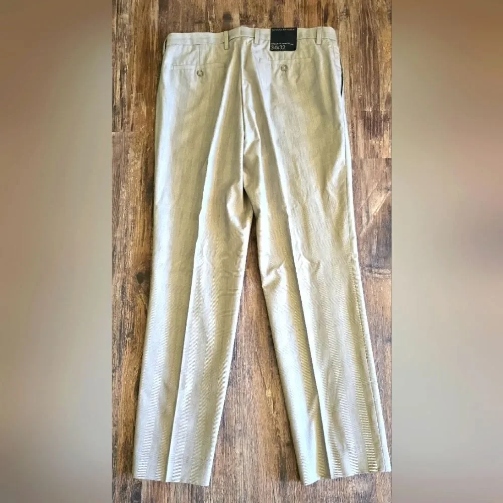 Banana Republic Light Beige Chinos with Subtle Texture